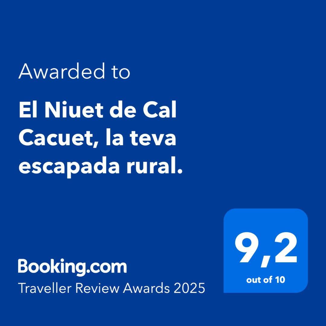 El Niuet De Cal Cacuet, La Teva Escapada Rural. Lejlighed Aviá Eksteriør billede